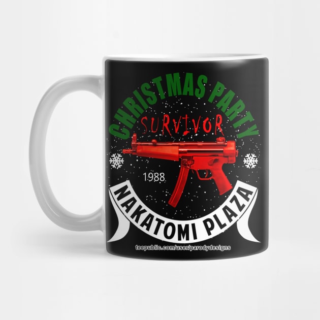 Nakatomi Plaza Christmas Party Survivor by Parody Designs